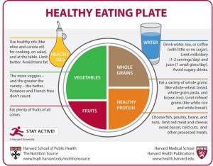 4 healthy plate